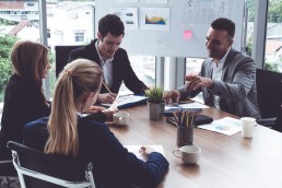 Colleagues in a meeting