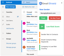 Email Shield Screenshot