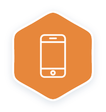 orange phone icon