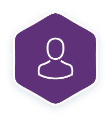 purple human icon